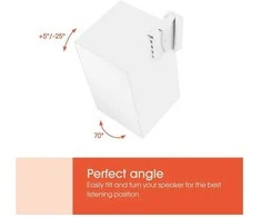 Laikiklis Vogels Wall mount | SWM 3021 Universal Speaker Wall Mount | Tilt, rotate | Maximum weight (capacity) 5kg | Baltas