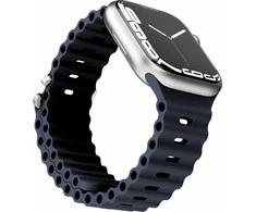 Išmaniojo laikrodžio dirželis Vonmählen, skirtas Apple Watch 38/40/41 mm, Tamsiai mėlynos spalvos