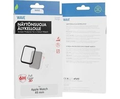 Wave 3D PMMA ekrano apsauga, Apple Watch 45 mm, juoda