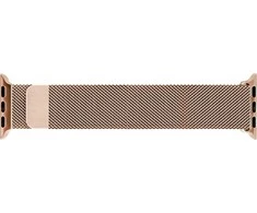 Banguota plieno pintinė apyrankė, Apple Watch 38 mm / 40 mm / 41 mm, rožinis auksas