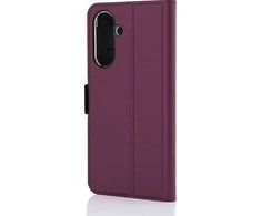 „Wave“ atverčiamas dėklas, „Samsung Galaxy A26 5G“, dūminio sangrijos spalvos