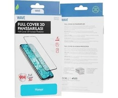 „Wave Full Cover 3D“ grūdintas stiklas, „Honor 200 Pro“, juodas rėmelis