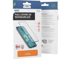 Wave Full Cover 3D -panssarilasi, OnePlus 12R, musta kehys
