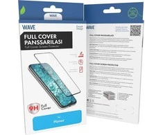Wave Full Cover panssarilasi, Honor 400 Lite, musta kehys
