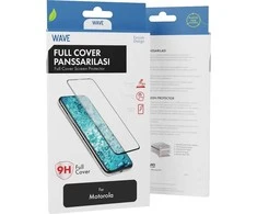 Wave Full Cover -panssarilasi, Motorola Moto G84 5G, musta kehys