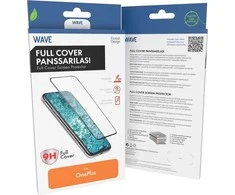 „Wave Full Cover“ grūdintas stiklas, „OnePlus Nord CE5 5G“, juodas rėmelis