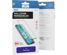 „Wave Full Cover“ grūdintas stiklas, Samsung Galaxy A14 / A14 5G, juodas rėmelis