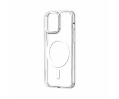 Dėklas Wave MagSafe-yhteensopiva suojakuori, iPhone 15, kirkas