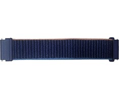 Wave nailono apyrankė, 22 mm išmaniesiems ir sportiniams laikrodžiams, tamsiai mėlyna