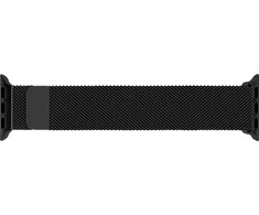 Wave plieno pintinė apyrankė, Apple Watch 38 mm / 40 mm / 41 mm, juoda