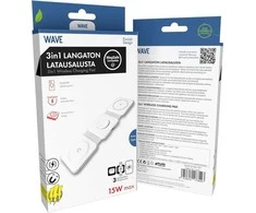 Wave Qi 3in1 langaton latausalusta