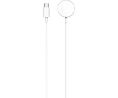 Apple Wave Qi smartwatch charging cable with magnet, Apple Watch, baltas/sidabrinis