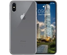 Wave silikoninis dėklas iPhone X / Xs, skaidrus