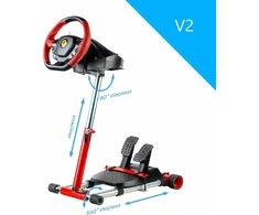 Vairo ir pedalų laikiklis WheelStandPro V2 Juodas (be vairo ir pedalų)