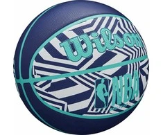 krepšinio kamuolys wilson nba indigo r.6