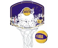 WILSON NBA TEAM MINI HOOP LA LAKERS mini krepšinio lenta su kamuoliuku
