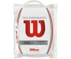 WILSON Pro Overgrip Perf. 12 Pack Whi teniso raketės apvija