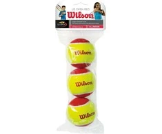 WILSON STARTER Raudonas teniso kamuoliukai (3 kam.)