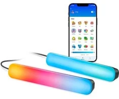 WiZ gradientinės šviesos juostos 30 cm RGBIC EU dviejų dalių pakuotė