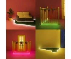 „Signify WiZ Baltas&amp;Color OutdoorStrip“ reguliuojama LED juosta, 5 m, vienetinė pakuotė
