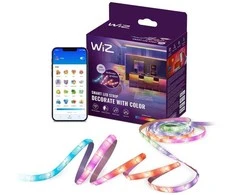 WiZ RGBIC LED strip valonauha, 4 m