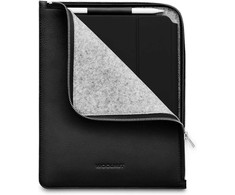Woolnut Leather Folio apsauginis dėklas skirtas 11 iPad Pro &amp; Air, juodas