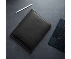Woolnut Leather Folio apsauginis dėklas skirtas 11 iPad Pro &amp; Air, juodas