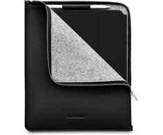 Woolnut Leather Folio apsauginis dėklas iPad Pro 13 ir Air, juodas