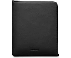Woolnut Leather Folio apsauginis dėklas iPad Pro 13 ir Air, juodas