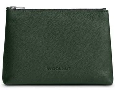 Woolnut Leather Pouch -tarvikelaukku, vihreä