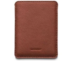 Woolnut Leather Sleeve for Passports -passitasku, konjakki