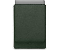 Woolnut Leather Sleeve apsauginė kišenė 13 MacBook Pro &amp; Air, žalia