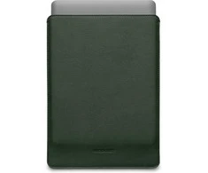Woolnut Leather Sleeve apsauginė kišenė 13 MacBook Pro &amp; Air, žalia