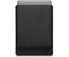 Woolnut DĖKLAS vilnonių RIEŠUTŲ odinė rankovė juoda | MacBook Pro 14 "