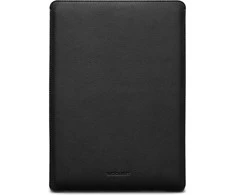 Woolnut Leather Sleeve -suojatasku 16 MacBook Pro, musta