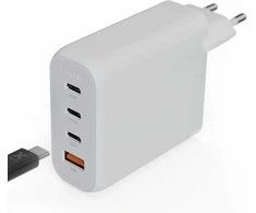 Xtorm - 140 W „GaN2 Ultra“ namų įkroviklis, 3 x USB-C / USB-A, baltas
