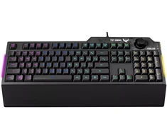 Žaidimų klaviatūra Asus TUF Gaming K1, Nordic (Šiaurės šalių) išdėstymas, RGB, Juoda