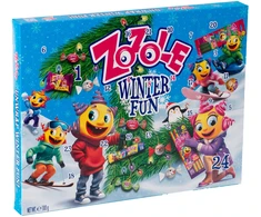 Zozole Winter Fun karkkijoulukalenteri, 380 g