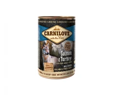Carni Love Carnilove konservai Wild Meat su lašiša ir kalakutiena, 400g