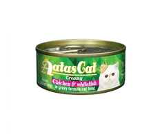 Aatas Cat Creamy vištiena&amp;Whitefish konservas katėms 80g