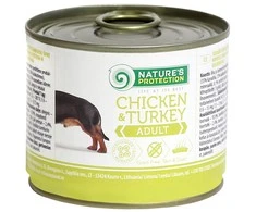 Lovely Hunter Nature's Protection Adult vištiena &amp; kalakutiena konservai šunims su vištiena ir kalakutiena, 200g