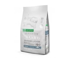 Nature's Protection Superior Care Baltas Dogs begrūdis su balta žuvimi Adult Small and Mini Breeds mažų ir labai mažų veislių suaugusių šunų pašaras, 1.5kg
