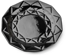 Affek Design ADEL Juodas Lėkštė 24cm