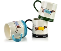 Affek Design DOXIE Puodelis 320ml 8x12,3x9,2cm jamnik