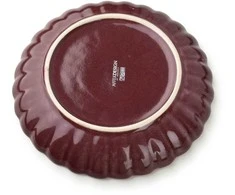 Affek Design EVIE BURGUNDY Talerz deserowy 20,5x3cm