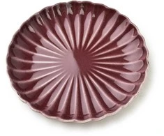 Affek Design EVIE BURGUNDY Talerz deserowy 20,5x3cm