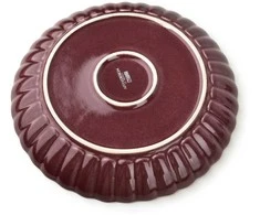 Affek Design EVIE BURGUNDY Talerz obiadowy 27,5x4cm