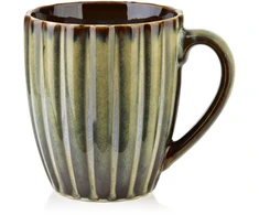 Affek Design EVIE Žalias puodelis 360 ml 8,7 x 11,5 x 10 cm