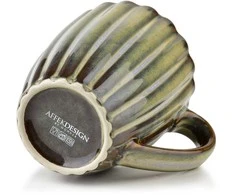 Affek Design EVIE Žalias puodelis 360 ml 8,7 x 11,5 x 10 cm