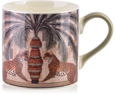 Affek Design ISAAC puodelis 380ml 9x13x9cm Panteros palmės formos